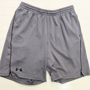 Under Armour Gray Mesh Athletic Shorts